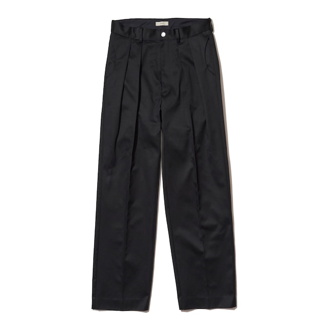 STEAF 24SS FIELD TWO TUCK PANTS (Lamp Black)