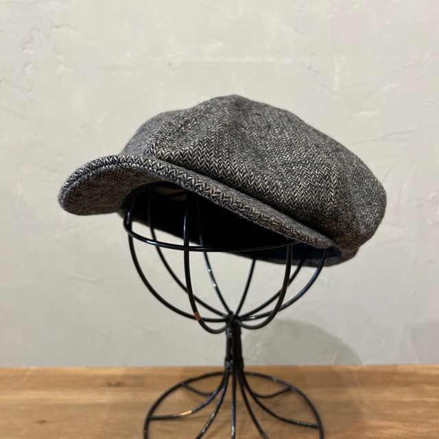 HERRINGBONE WOOL NEWSBOY