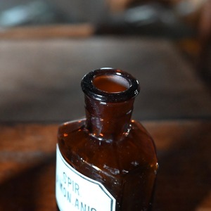 Medicine Bottle / メディシン ボトル【D】〈薬瓶・ボトル・ブロカント・花瓶・ディスプレイ・アンティーク・ヴィンテージ〉113420