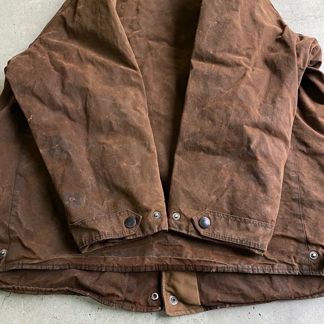 90年代 ビンテージ 旧3ワラント Barbour バブアー BUSHMAN JACKET ...