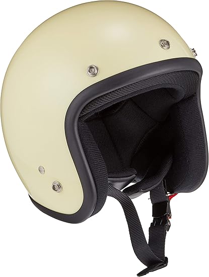 バイクパーツセンター バイクヘルメット ジェット ベージュ 7507 FREE
