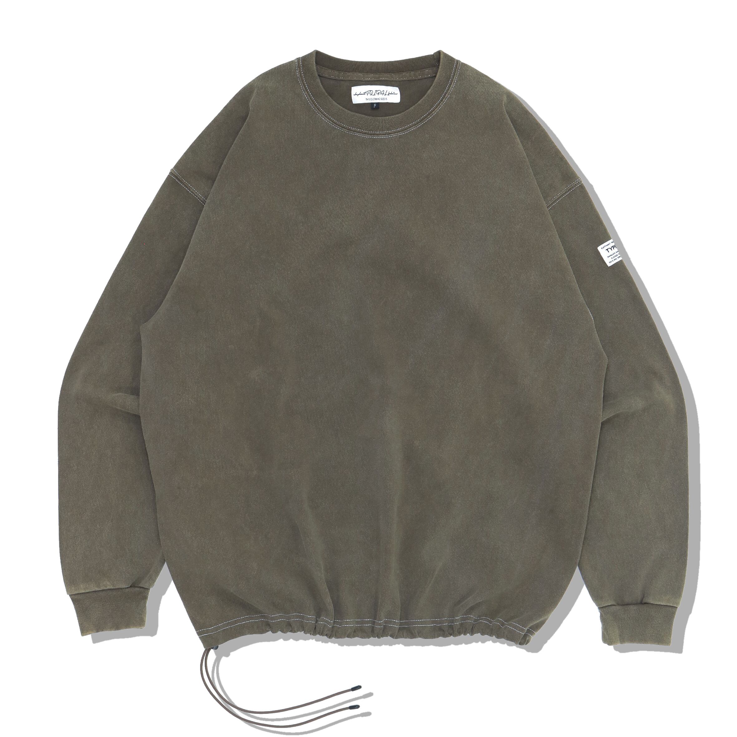 【elephant TRIBAL fabrics エレファブ 】Fade Fat Long T-SH FADEBROWN