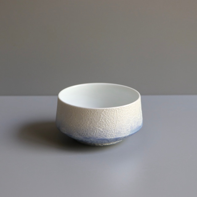 瑠璃泡 杵型鉢(小)  Blue foam  Pestle bowl(mini)