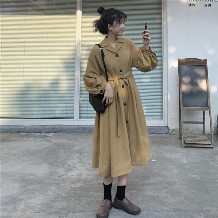 スプリングコート ロングウェスト薄手ジャケット 春物 1号婦人31083781318