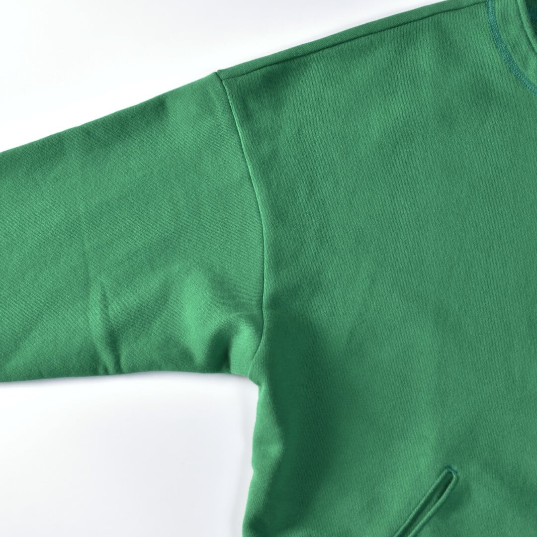 Fabrique en planete terre ファブリケアンプラネテール 裏毛オーバーサイズスナップカーディガン・グリーン【送料無料】