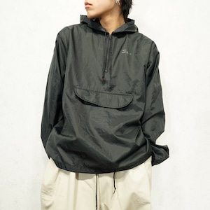 USA VINTAGE HARTWELL BACK PRINT HALF ZIP ANORAK PARKA/アメリカ古着バックプリントハーフジップアノラックパーカー