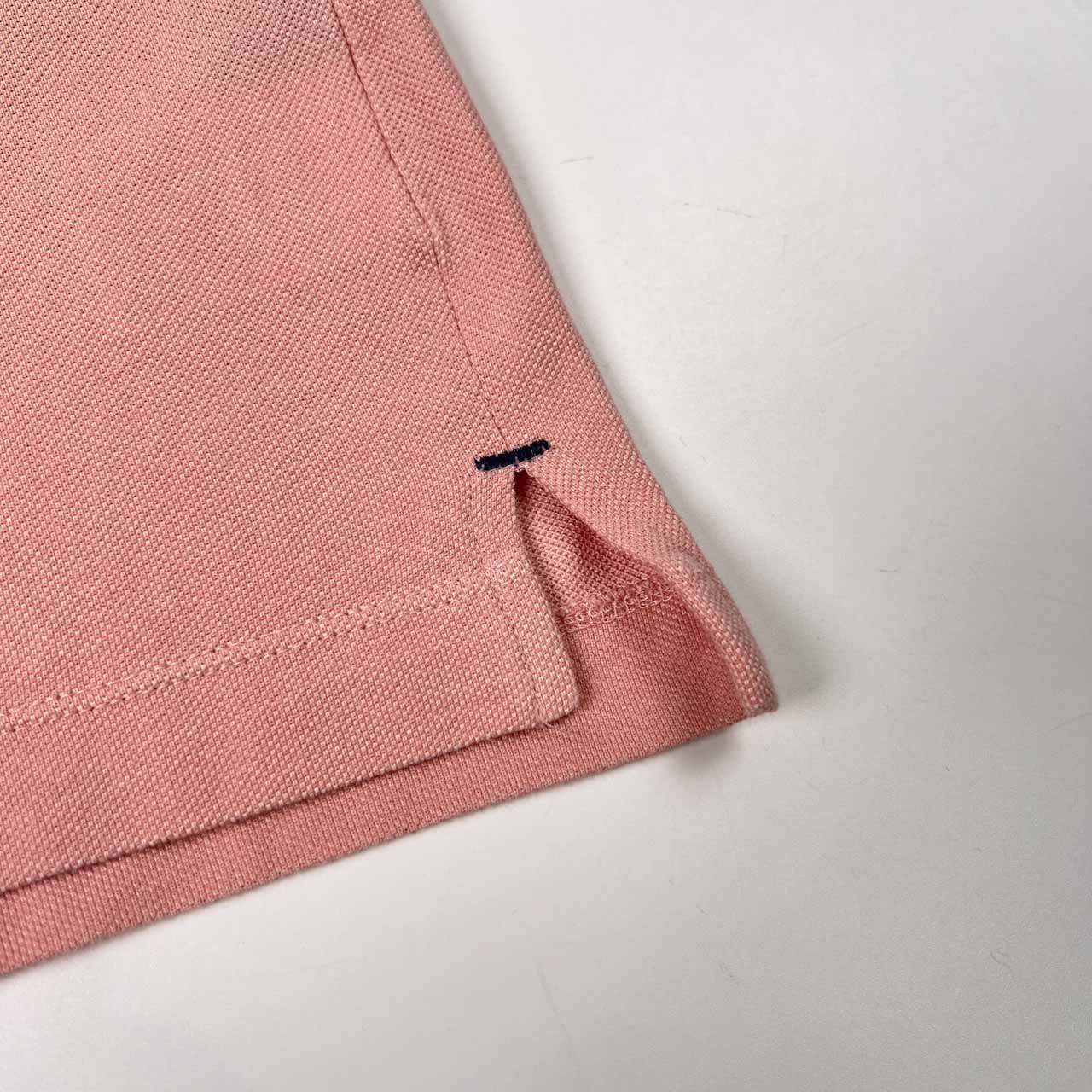 BLACK LABEL CRESTBRIDGE ブラックレーベル クレストブリッジ チェック柄 切替 半袖 ポロシャツ サイズ L /メンズ/三陽商会/ピンク