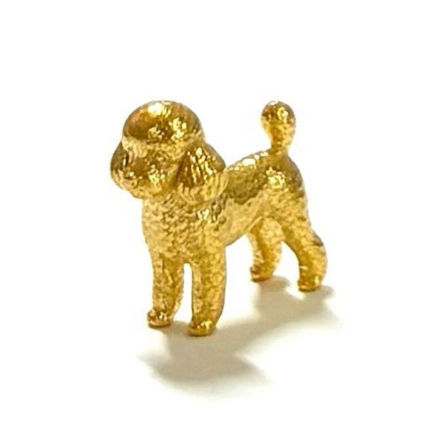純金 約1g プードル JUNGOLD 指先サイズの芸術品