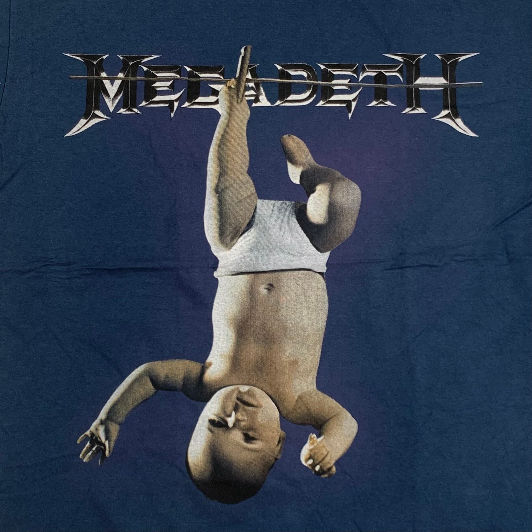 9801 MEGADETHメガデス Tシャツ メタルT ブルー 半袖 XL | San Fernando