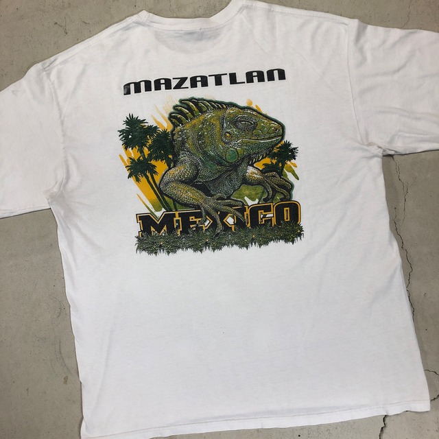 2000'S "MAZATLAN" WHITE T-SHIRT