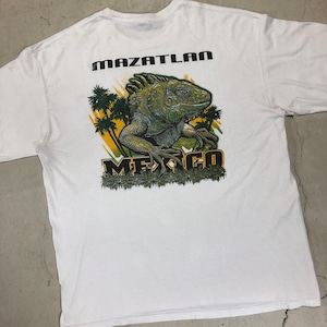 2000'S "MAZATLAN" WHITE T-SHIRT