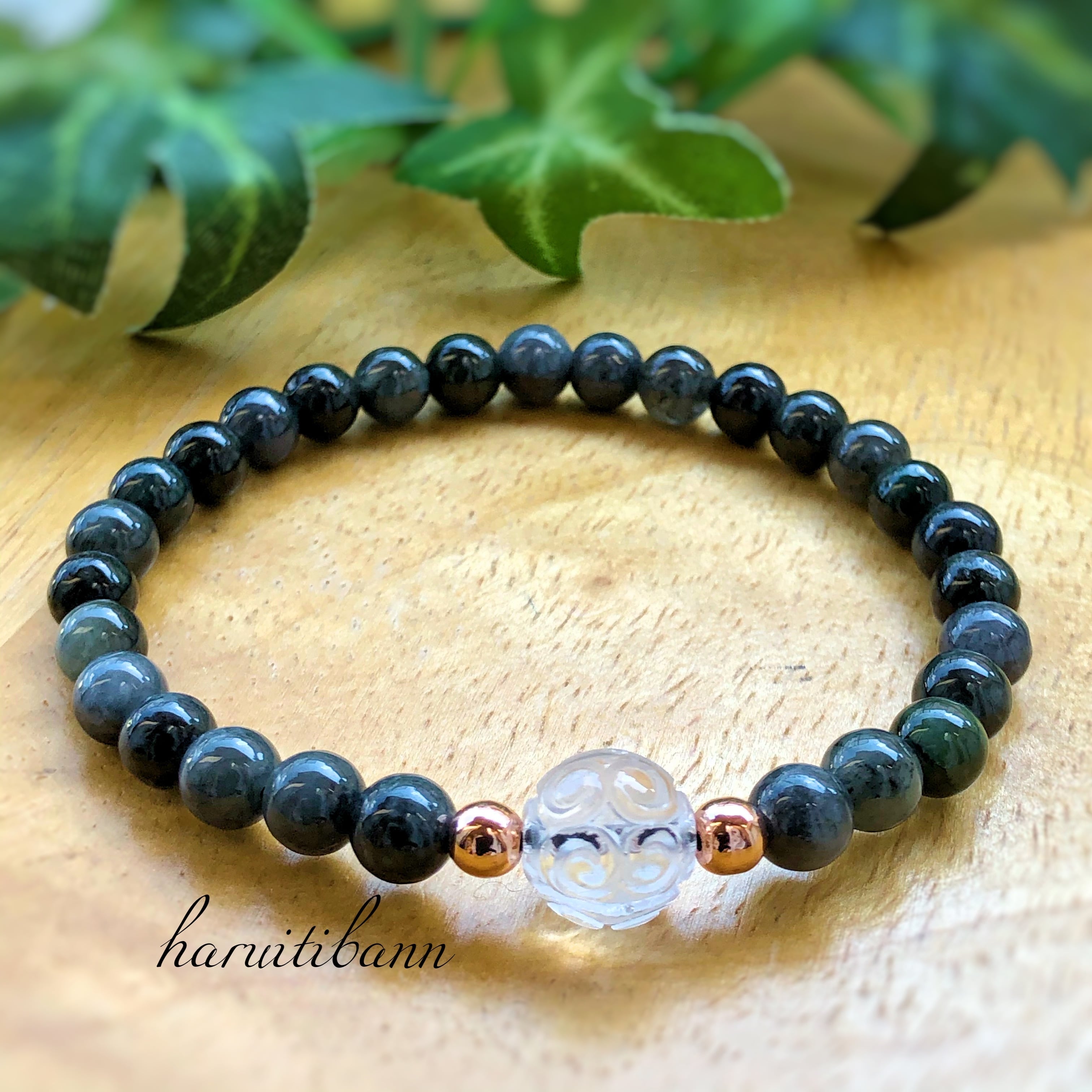 最強天珠組み合わせブレスレット✨️龍眼天珠×皇帝龍天珠✨️16.5 