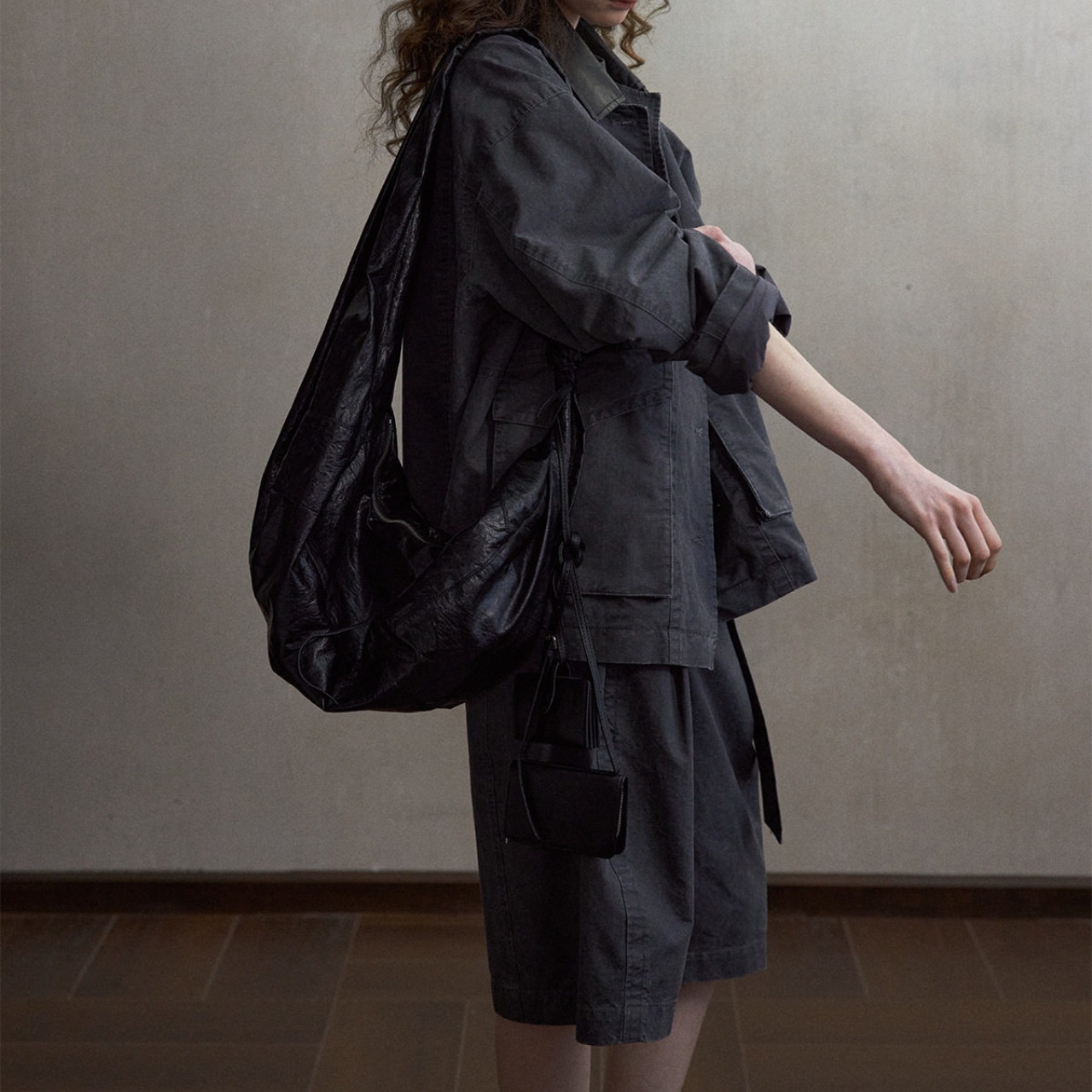 Shirt Collar Jacket T4346