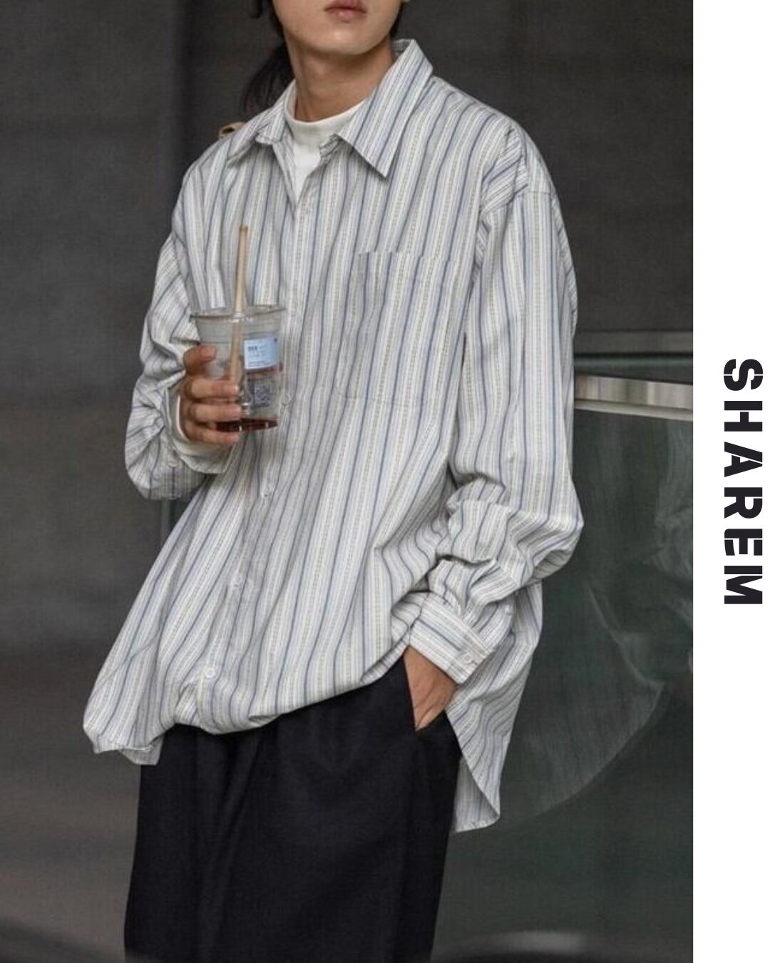 striped shirt tops B0152