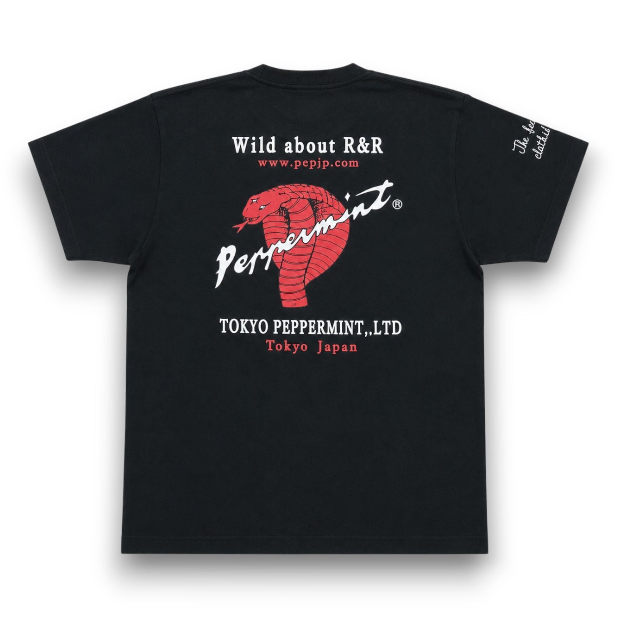 Tシャツ BACK COBRA TEE 3 RSN-3434 黒 TOKYO PEPPERMINT ロカビリー