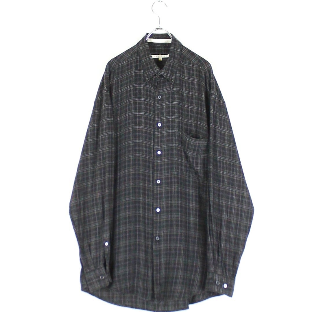 PERRY ELLIS コットン×レーヨン グラフチェックシャツ 【FF-0523】 | cv