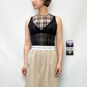 beautiful people ビューティフルピープル OUR WACOAL cup in tank top 1646310042 2026秋冬新作 [送料無料]