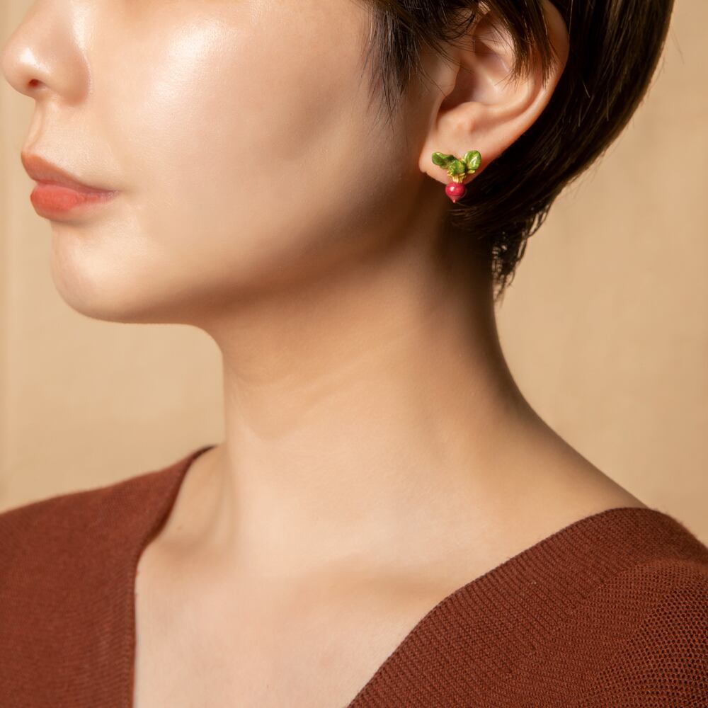 Radish Earrings/ピアス [Palnart Poc] | Spicelic