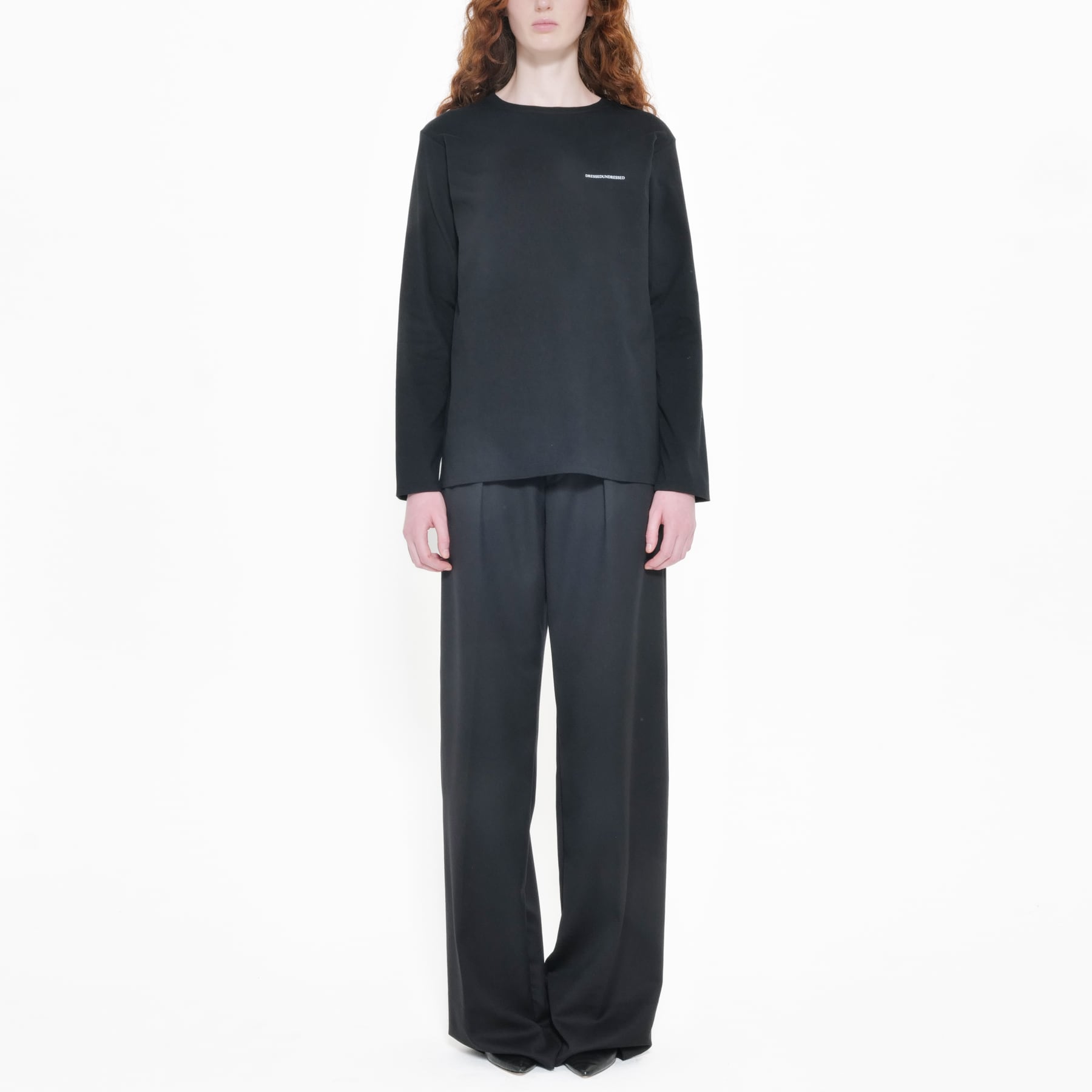 Black Staff Long Sleeve T-Shirt