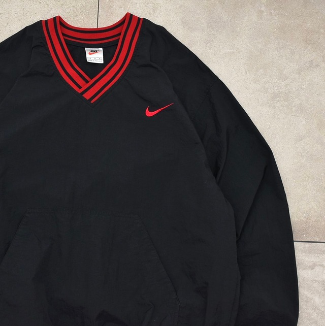 90's NIKE black nylon pullover jacket