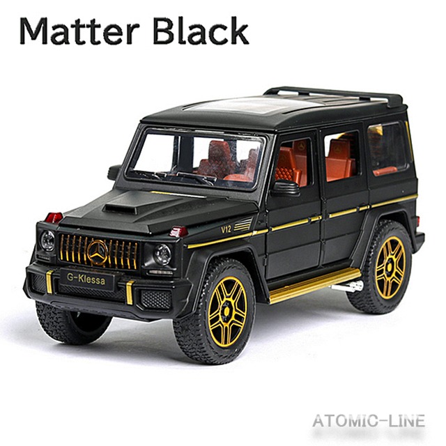 メルセデス ベンツ G63 AMG 1/24 ミニカー 全4色 ライト点灯 エンジンサウンド 合金モデル 模型 ジオラマ