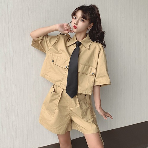✞ きれいめ☆シャツブラウスバックルショートパンツカジュアル ✞ゴスロリ SM ミリ 甘ロリ クラロリ 和ロリ エレガント 黒ロリ 姫ロリ 華ロリ BB-BB5346570
