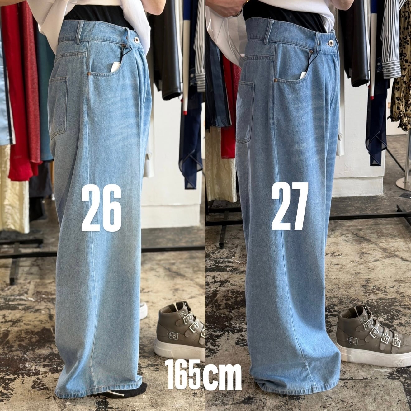 予約販売【 MICALLE MICALLE 】〜cafede INDiGo〜タックワイドテンセル