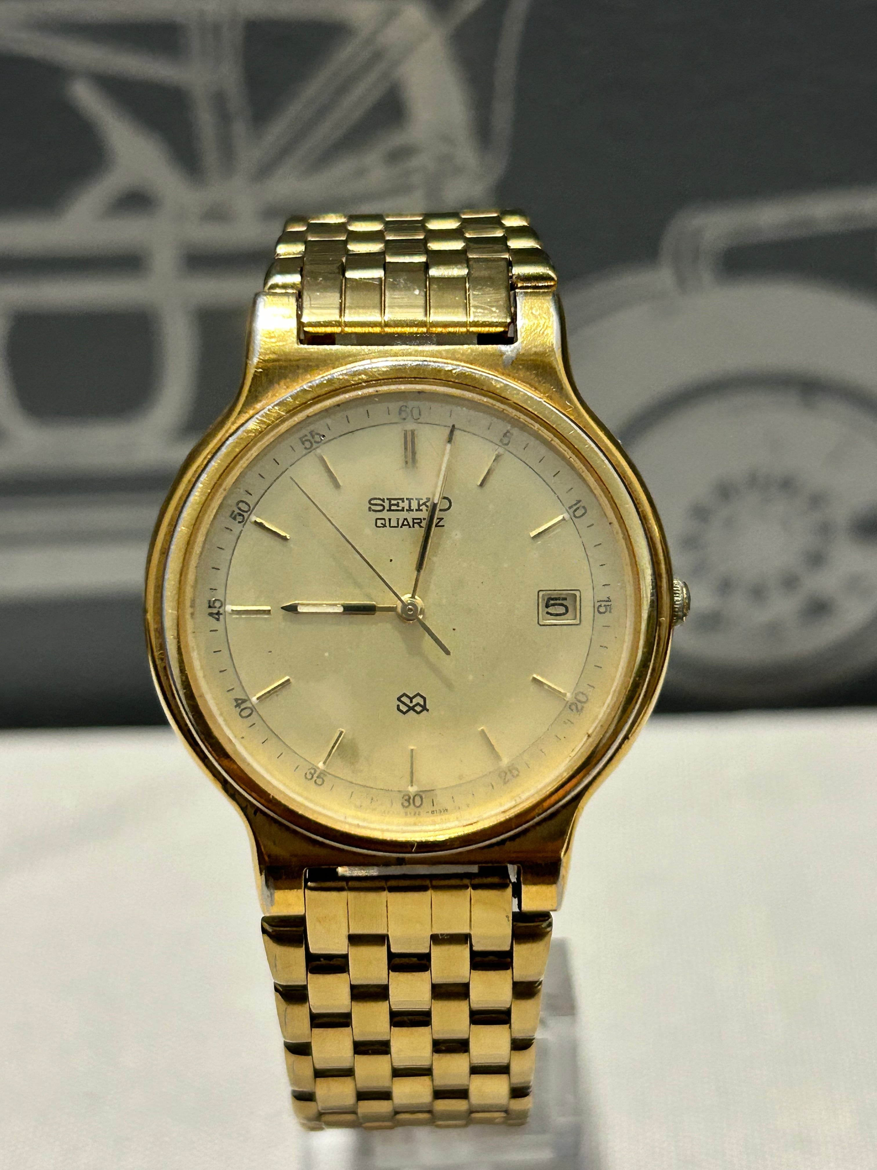 【新品電池】 SEIKO クロノス デイデイト メンズ 腕時計 シルバー 新品電池】 SEIKO クロノス デイデイト メンズ 腕時計 シルバー