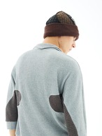 54A0 × musaafeer Patchwork Knit Beanie Warmer