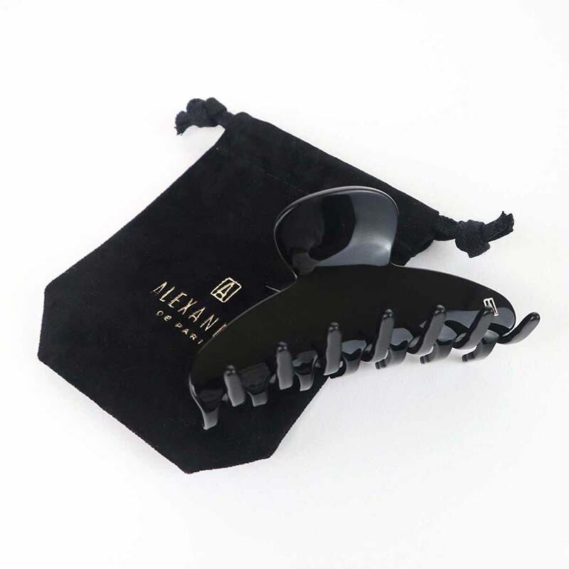 アレクサンドルドゥパリ ALEXANDRE DE PARIS ヘアクリップ レディース ヘアアクセサリー Mサイズ ブラック シンプル 定番 ACCM-7705-N