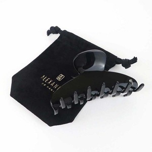 アレクサンドルドゥパリ ALEXANDRE DE PARIS ヘアクリップ レディース ヘアアクセサリー Mサイズ ブラック シンプル 定番 ACCM-7705-N