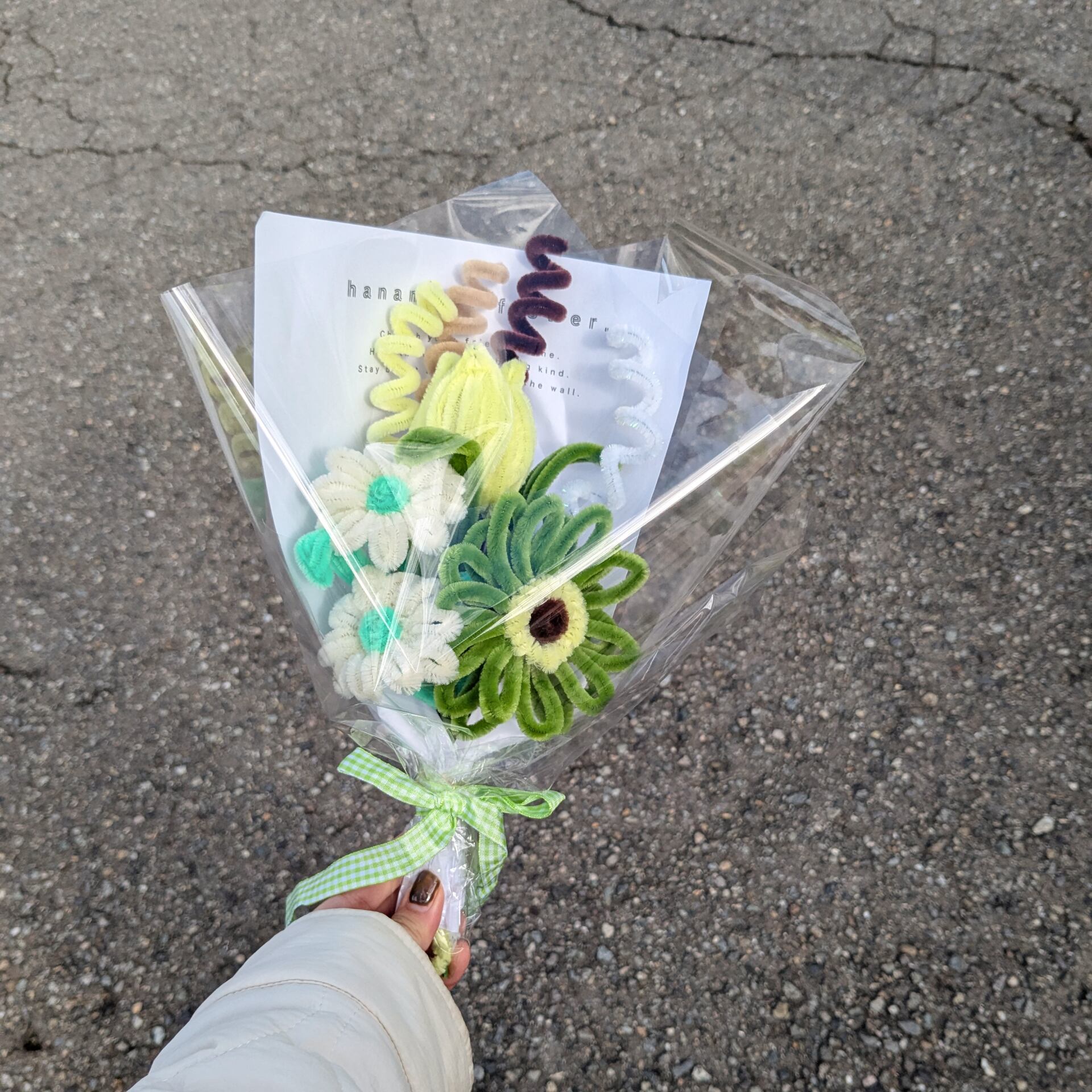 はなまるページ 受注生産品】oshiiro bouquet series green 【推し色シリーズ