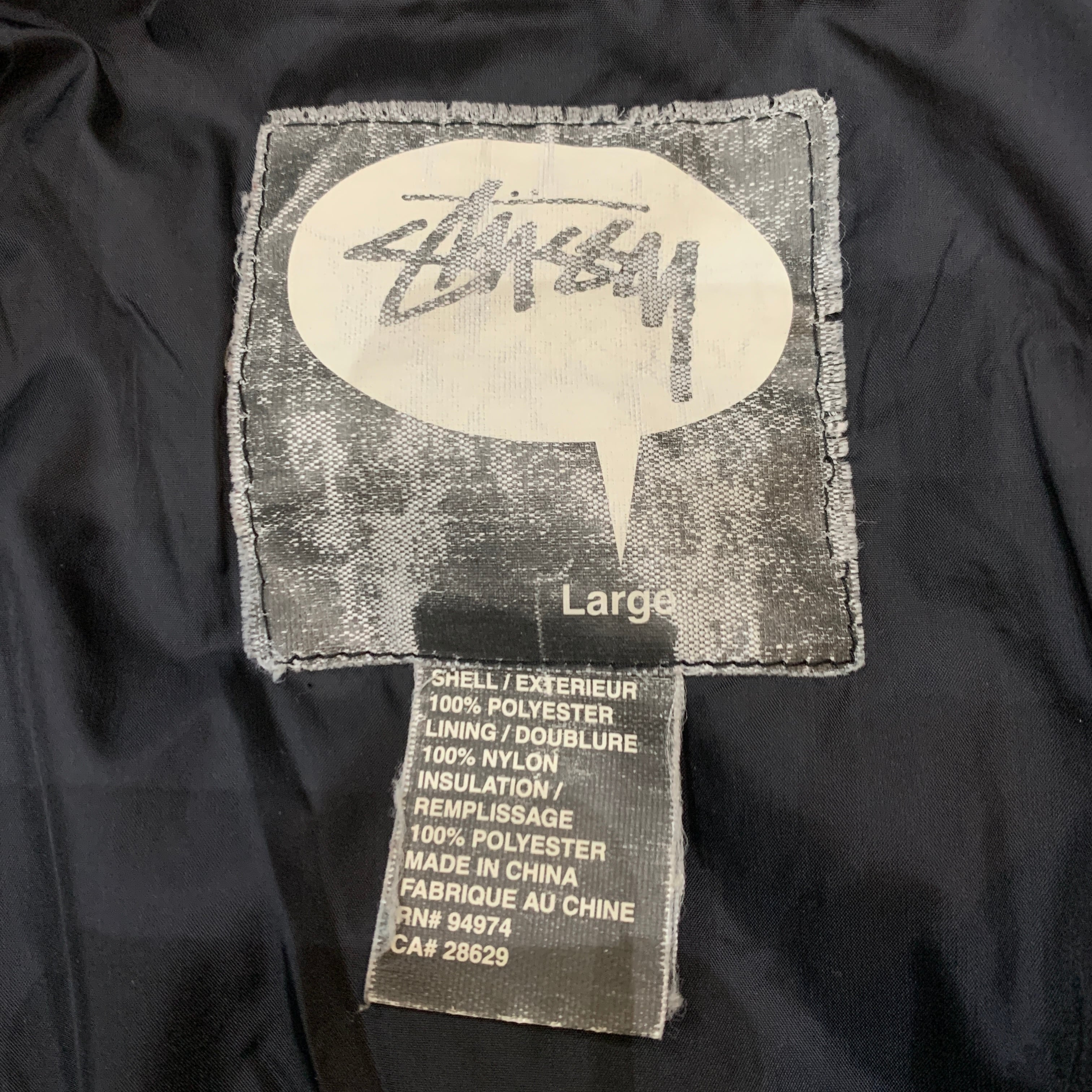 00s STUSSY オールドステューシー キルティングジャケット 00s STUSSY オールドステューシー キルティングジャケット
