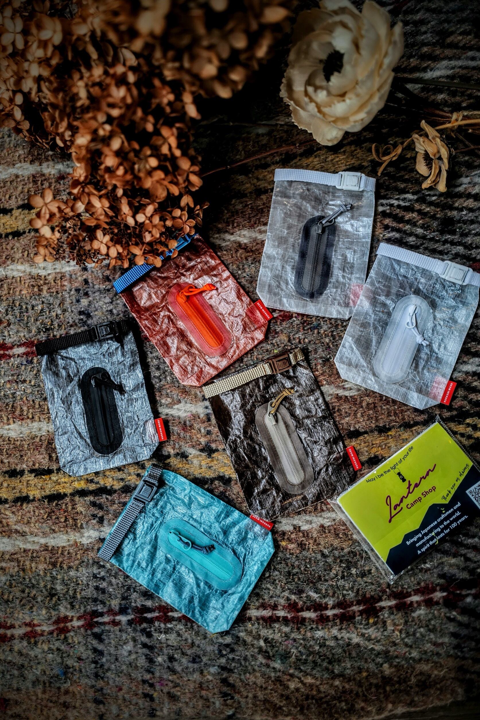 KURASHI MADE 「THE POCKET TISSUE CASE」(TiBLUE、BROWN、ORANGE