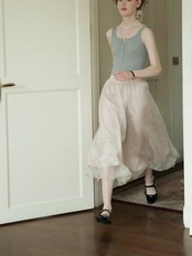 Odette Sheer Layered Skirt F0702