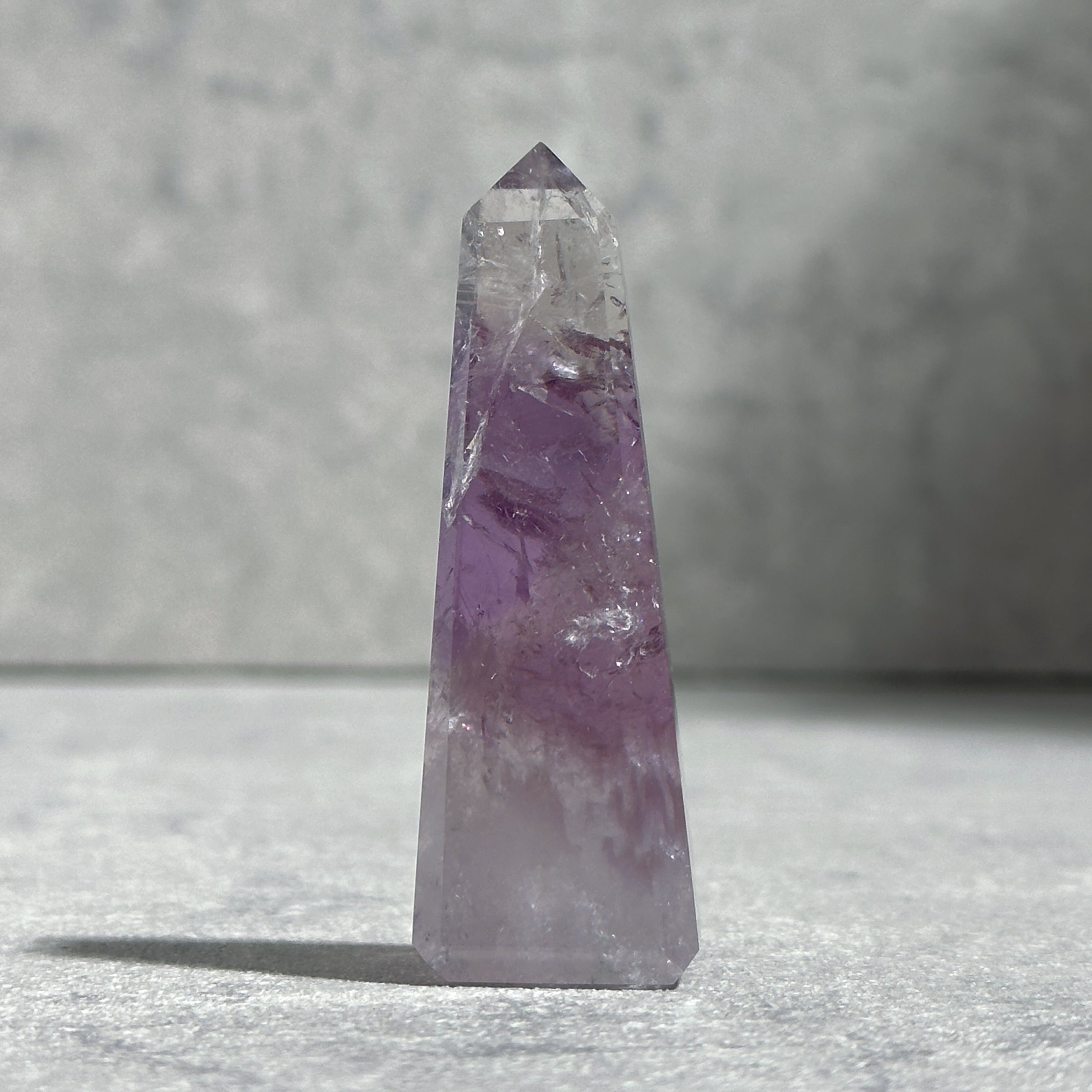 虹◎ファントムアメジスト オベリスク12◇Phantom Amethyst ◇天然石