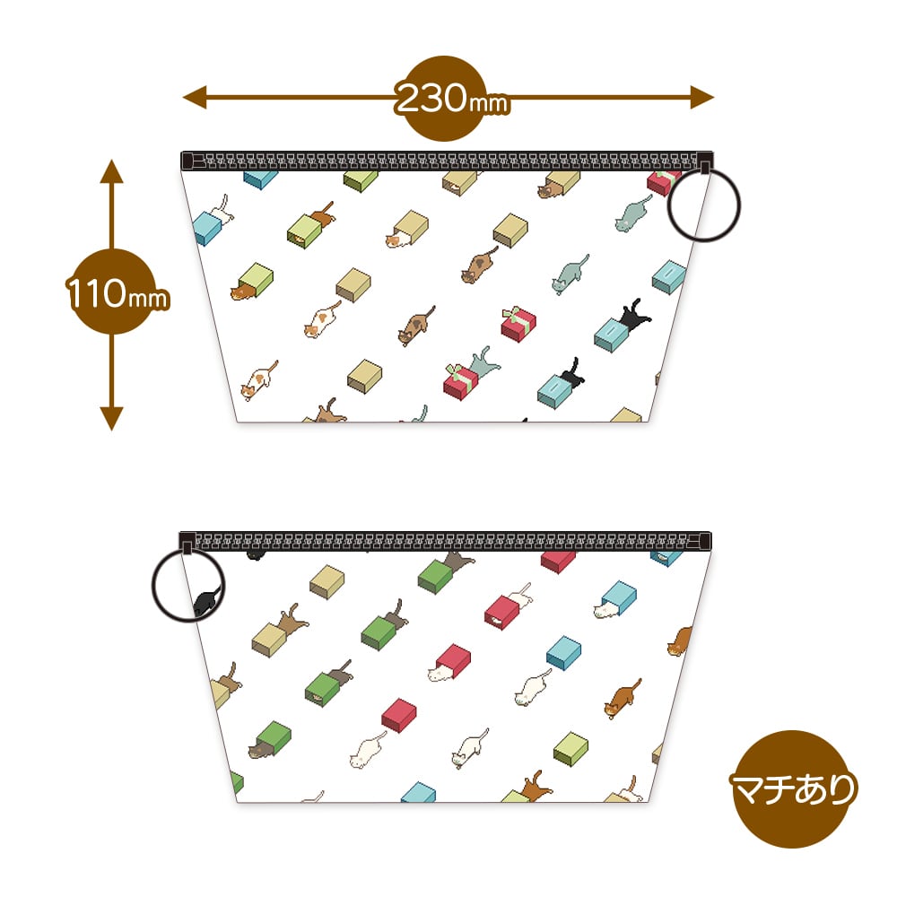 猫ズサー ポーチ | SPACE FACTORY ONLINE STORE