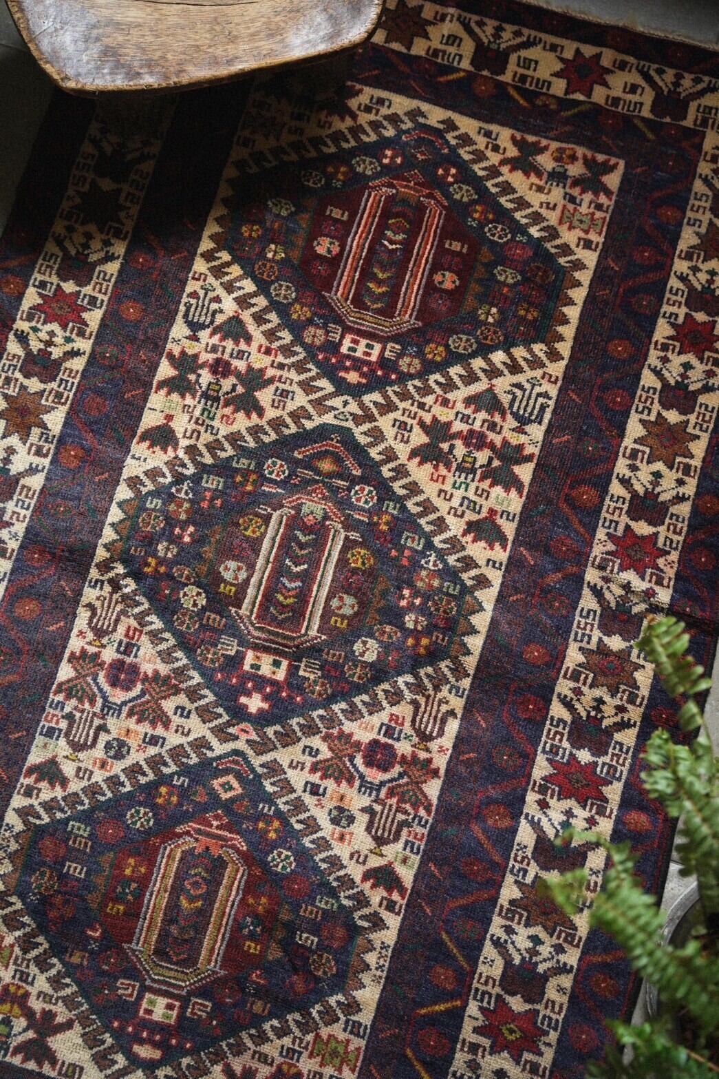 1330-Vintage Baluch rug