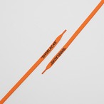 FLAT LACES SOLID "SHOELACES/NEON ORANGE BK"