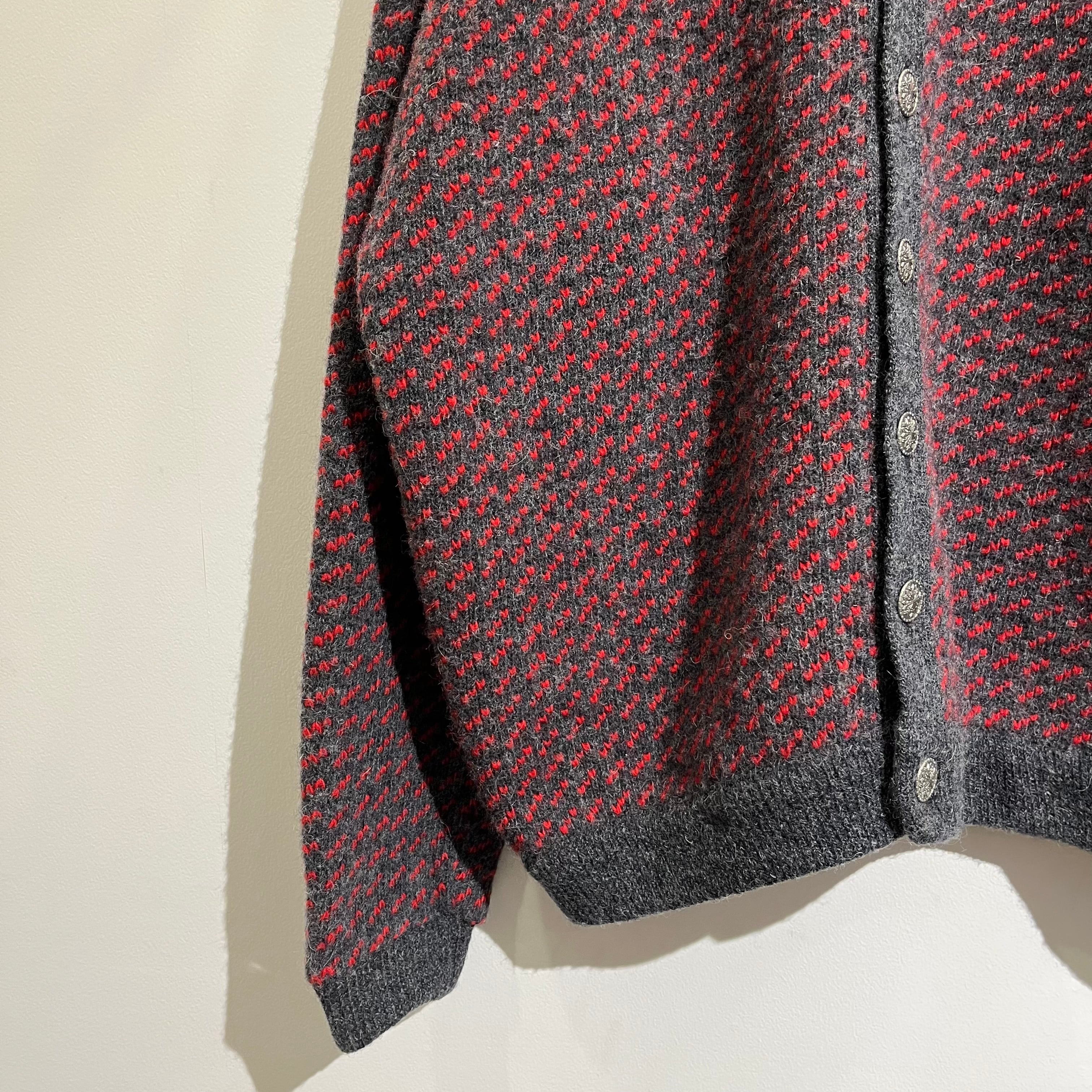 90s L.L.BEAN Bird's Eye Knit Cardigan 90年代 エルエルビーン