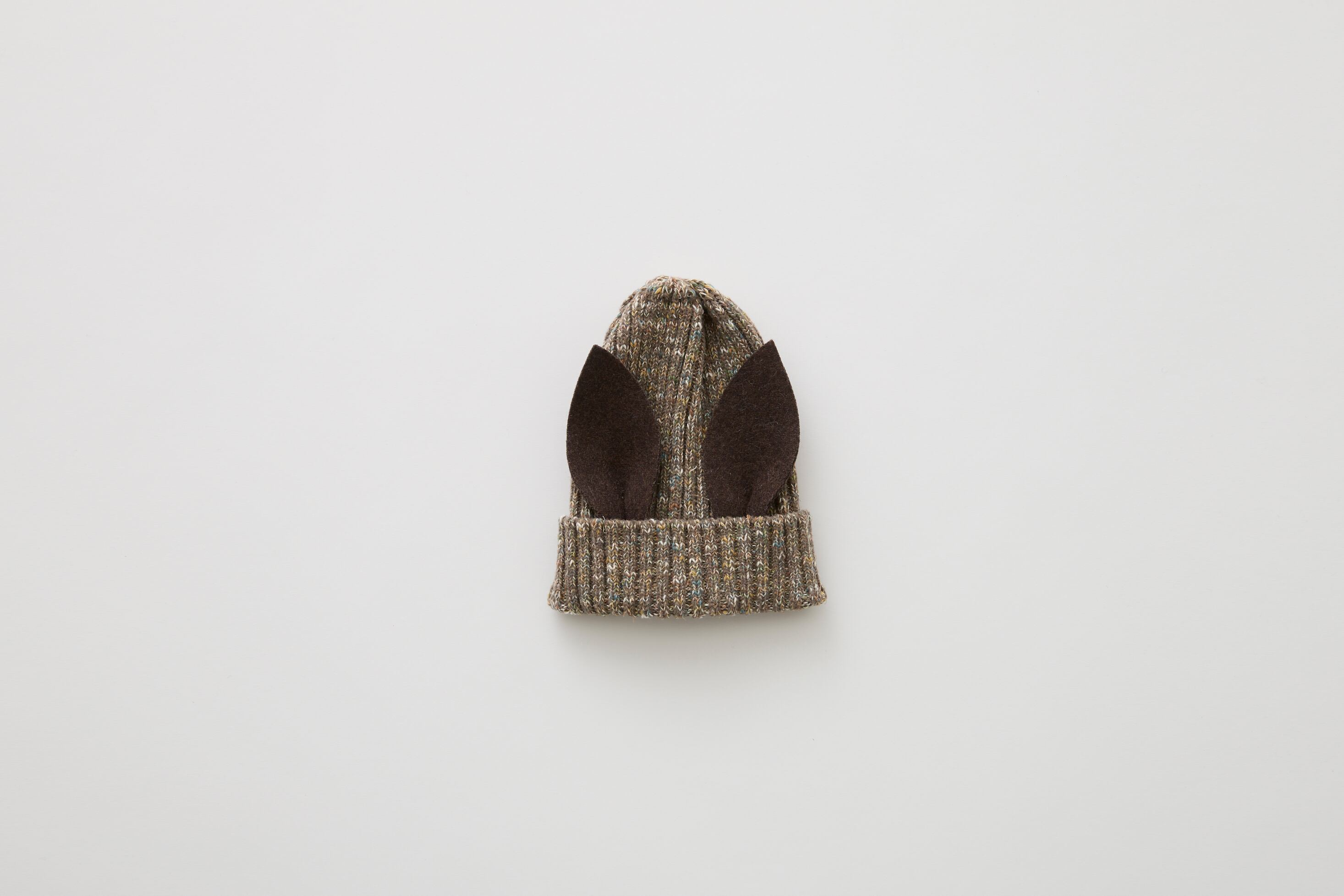 eLfinFolk(エルフィンフォルク)/ Nep Yarn Beast Beanie by CA4LA / brown / S,M