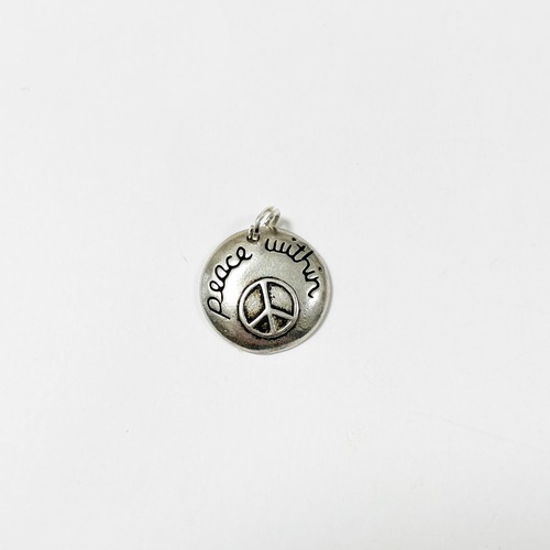 Vintage 925 Silver Peace Top