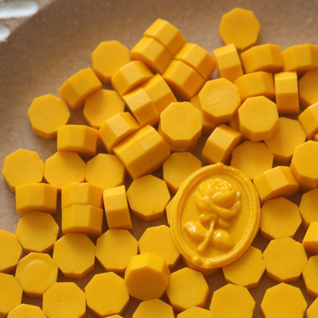 シーリングワックス Saffron yellow【35g】