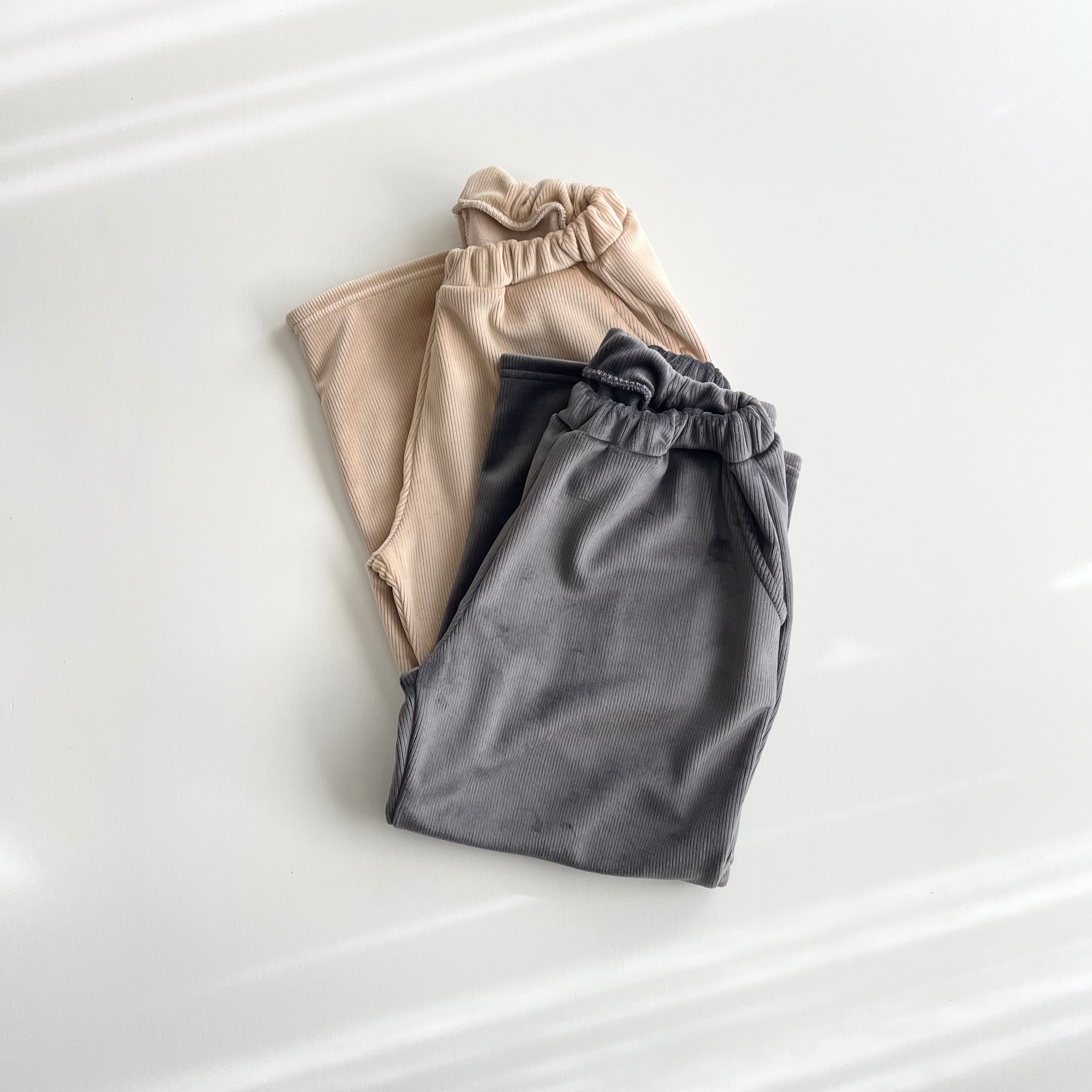 90-140 / pocket velor pants〔ポケットベロアパンツ〕