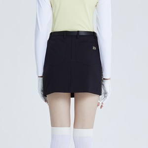 ロゴ入り　ミニ丈スカート　シンプル　キュロット