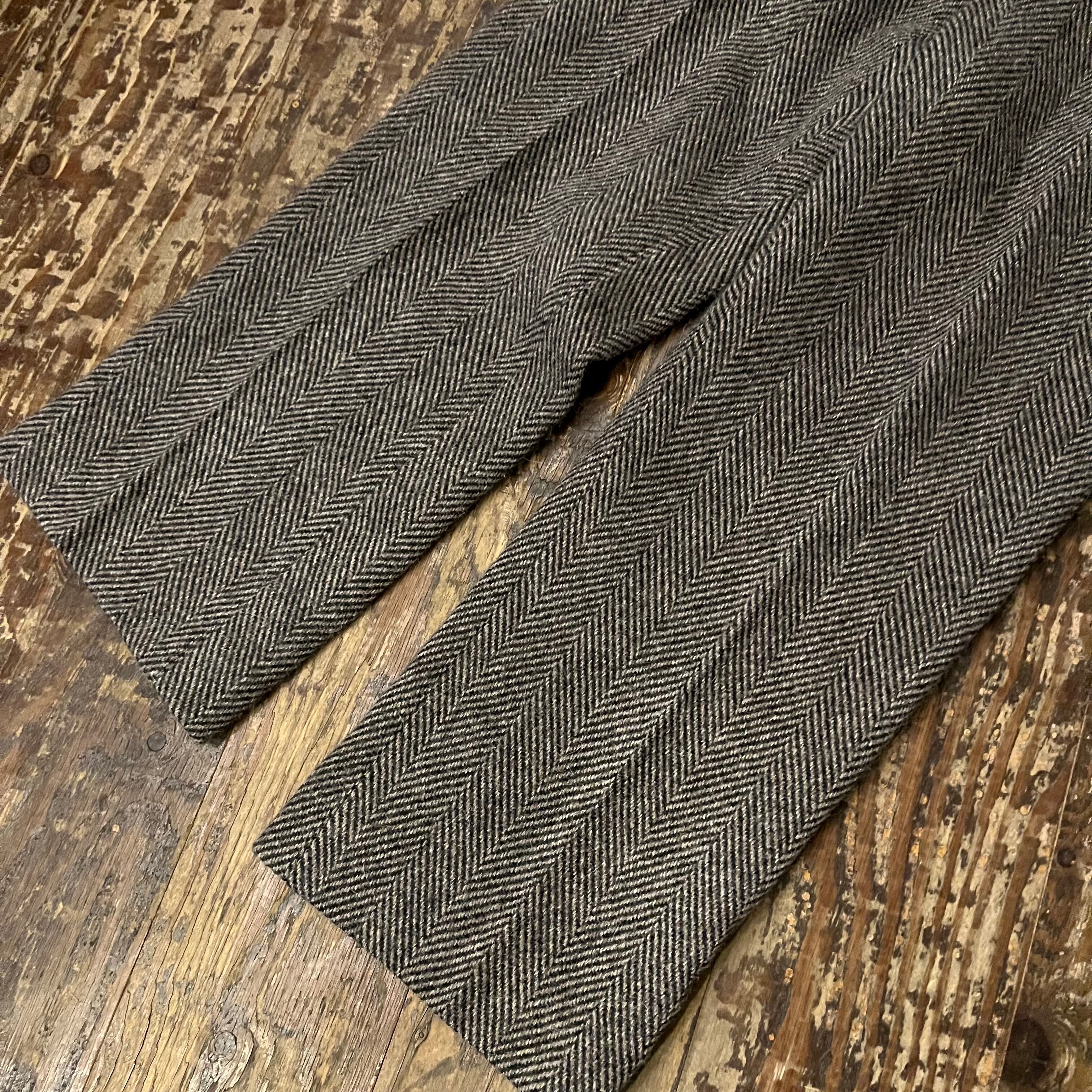 AURALEE オーラリー LAMA SHETLAND WOOL TWEED SLACKS ウール 