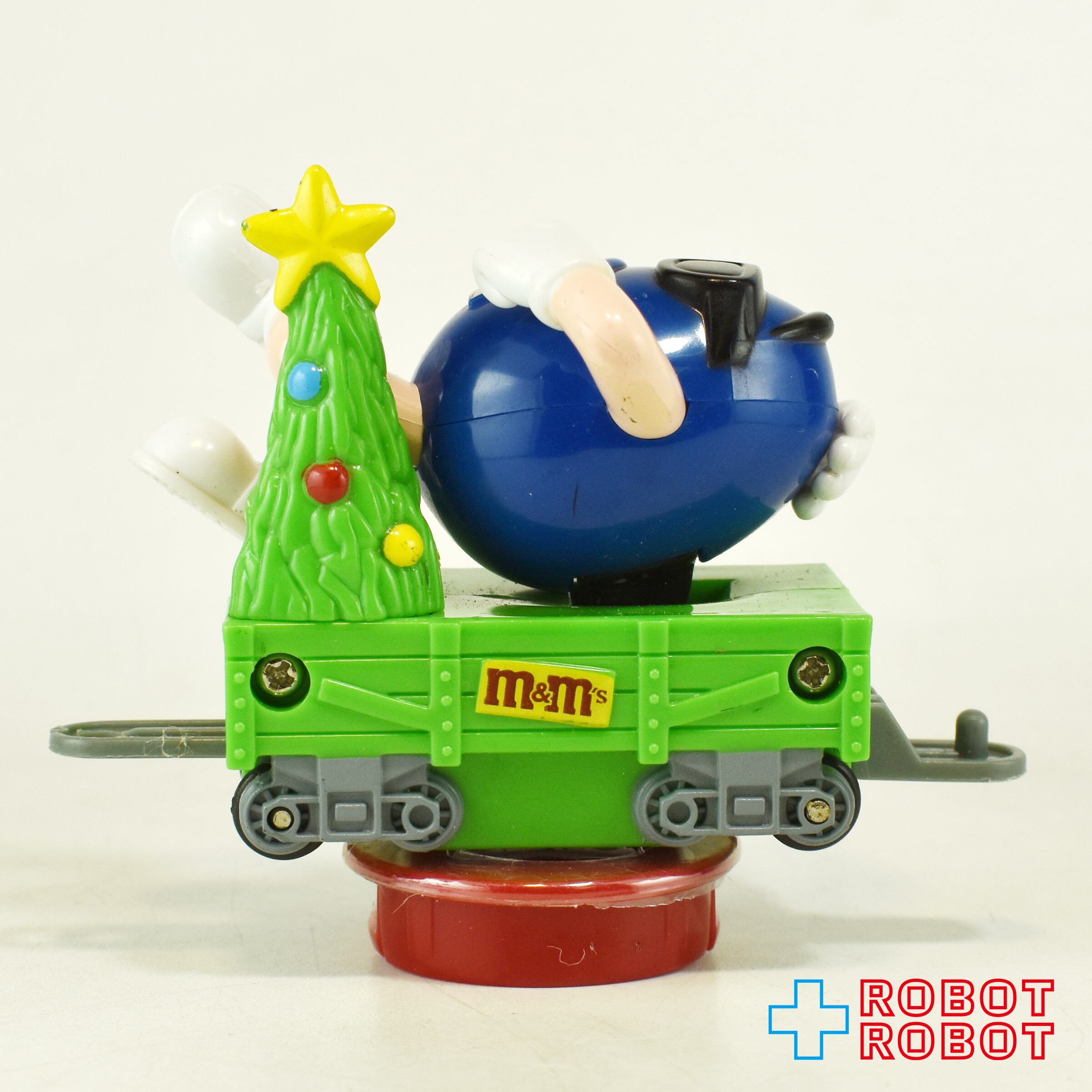 M&M's クリスマス・トレイン・トッパー ブルー クリスマスツリー平貨車