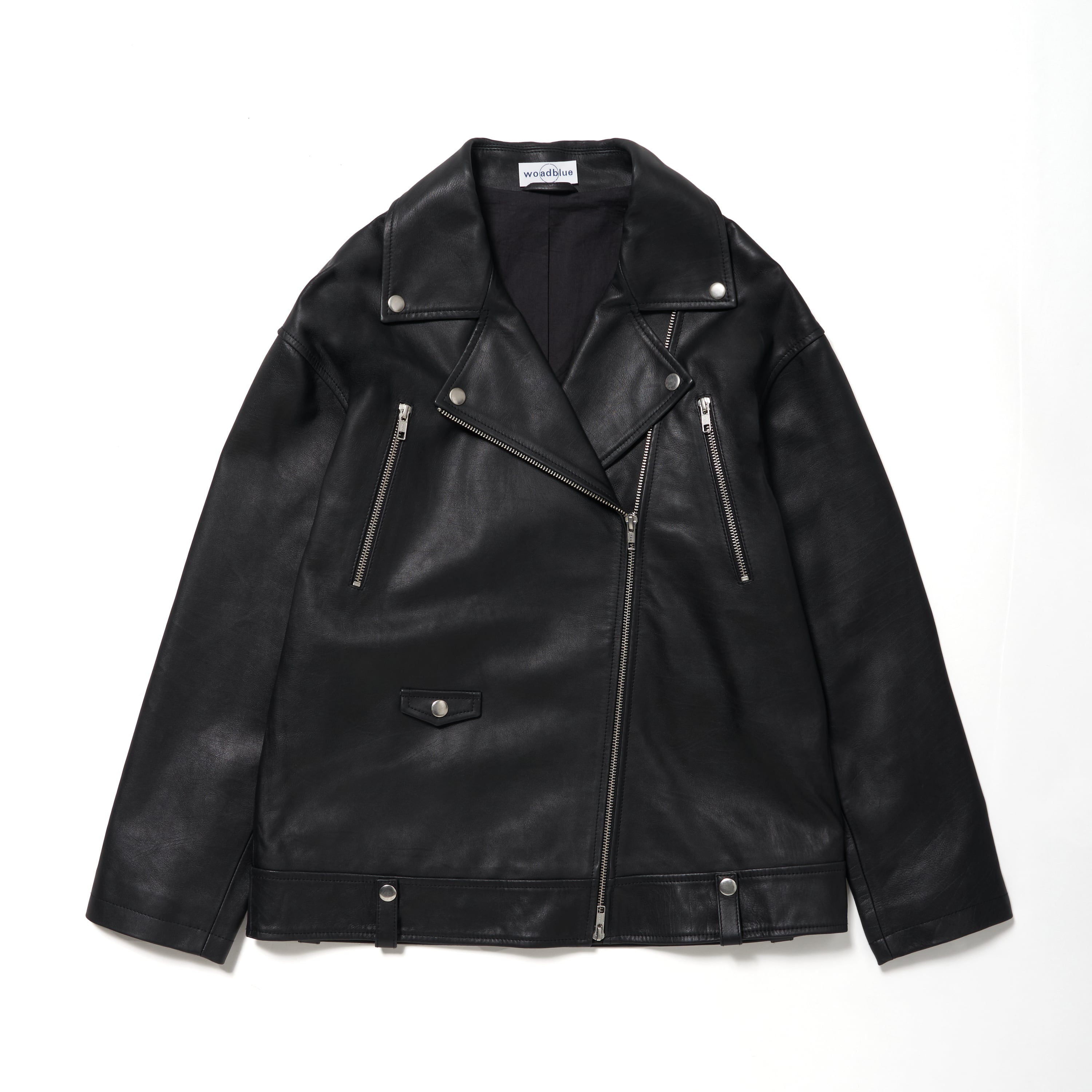 BIG LEATHER RIDERS JACKET / ビッグ レザー ライダース ジャケット | woadblue web store  powered by BASE