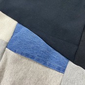 【hoodie14】 Remake Hoodie Gray×black