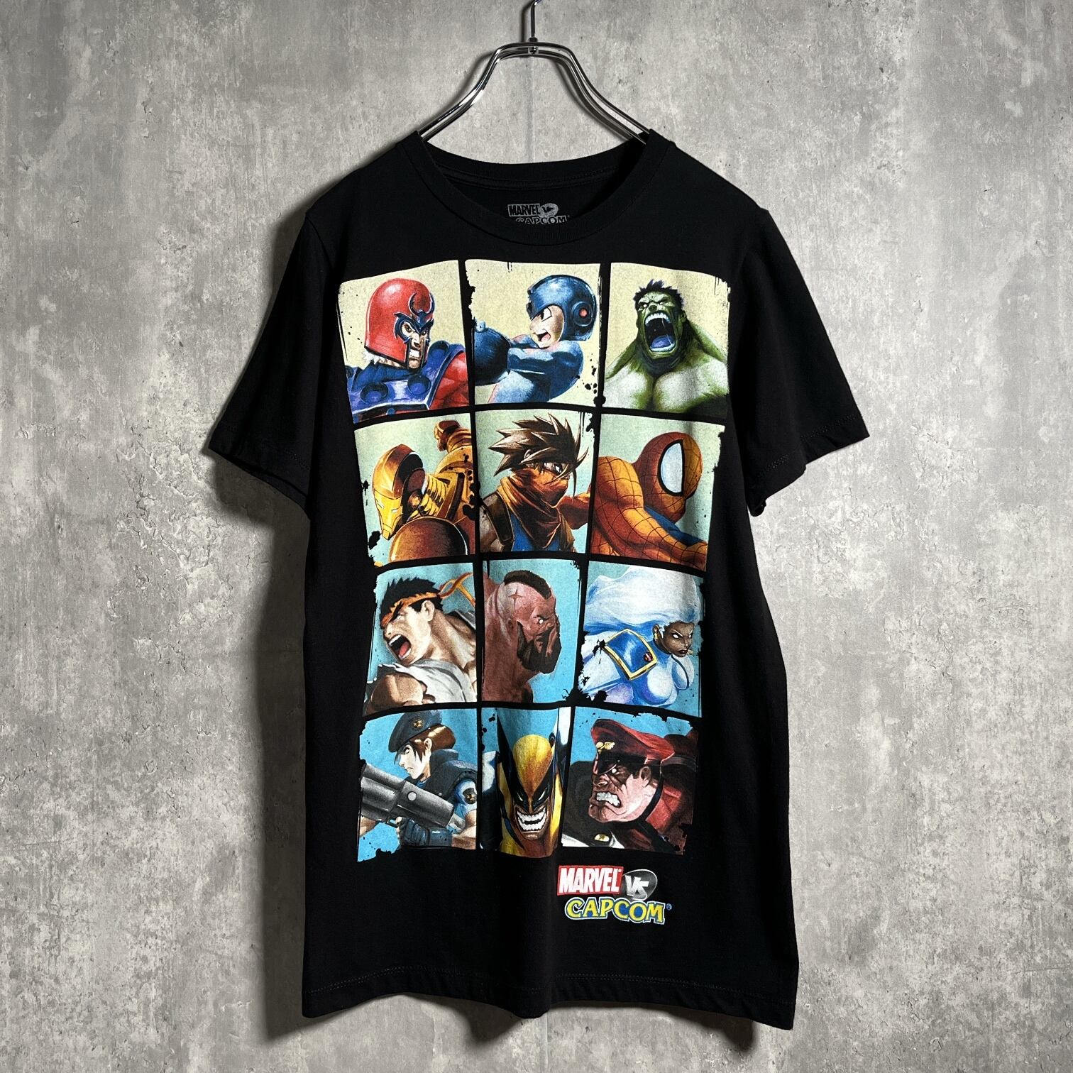 マーヴル・スーパーヒーローズ Tシャツ Lサイズ CAPCOM ビンテージ マーヴル・スーパーヒーローズ Tシャツ Lサイズ CAPCOM ビンテージ